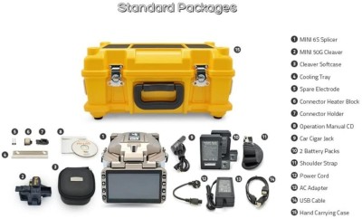 Soudeuse à fibre optique FiberFox Mini 6S - Fusion Core Alignment
