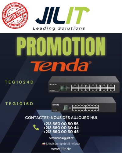 Promotion Spéciale - Switchs Gigabit Tenda