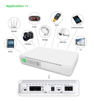 ONDULEUR MINI UPS SKE- POE 830P 20.000MAH Ref: 7130