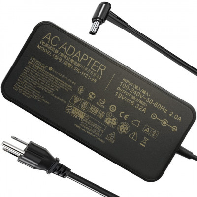 CHARGEUR LAPTOP ASUS 19V==6.32A 6.0MM*3.7MM PIN 1ER CHOIX 120W