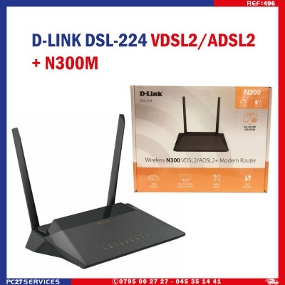 MODEM D-LINK DSL-224 VDSL2/ADSL2+ N300M DUAL BAND
