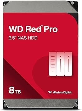 DISQUE DUR Western Digital Red Pro 8To SATA 6G 7 200T/Min 256Mo Cache 3.5""