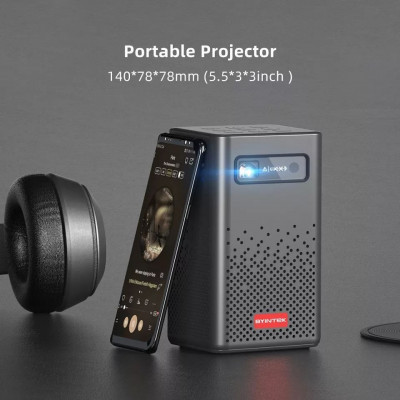 Videoprojecteur , datashow  Byintek P20 pro  Android ,  cinéma 3D 4K , avec batterie , Wifi
