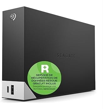 DISQUE DUR EXTERNE 10 TB SEAGATE ONE TOUCH AVEC CONCENTRATEUR
