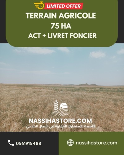 Vente Terrain Agricole Djelfa Djelfa