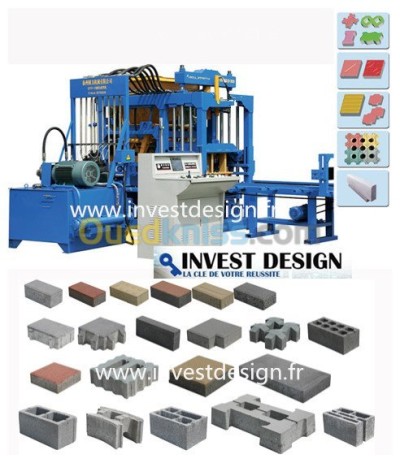 Machine pour fabrication de moules et pavés