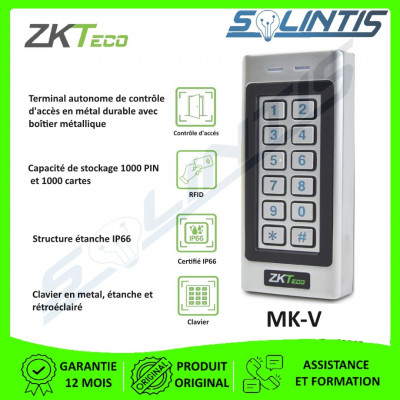 Digicode, Controle d'accés ZKteco MK-V