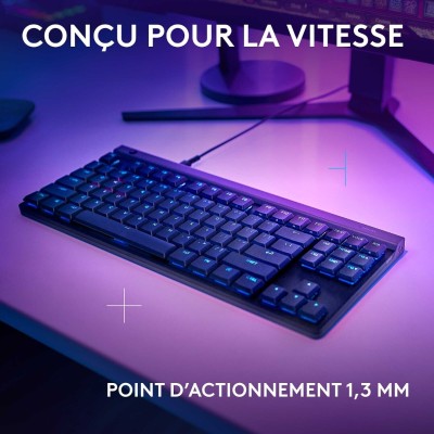 CLAVIER Logitech G G515 TKL, clavier gaming ultra-plat filaire