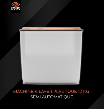 MACHINE À LAVER IRIS 12kg PLASTIQUE SEMI-AUTOMATIQUE 