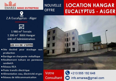 Rent Hangar Algiers Les eucalyptus