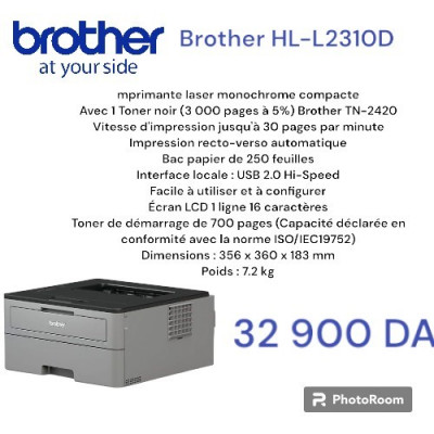 printer-imprimante-brother-hl-2310d-bordj-el-kiffan-algiers-algeria