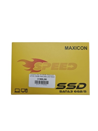 DISQUE SSD INTERNE MAXICON SATA3 256GB MAX256G-25ST3S02