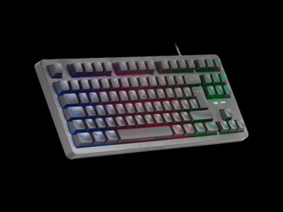 CLAVIER MARS GAMING MK-023 NOIR/BLANC