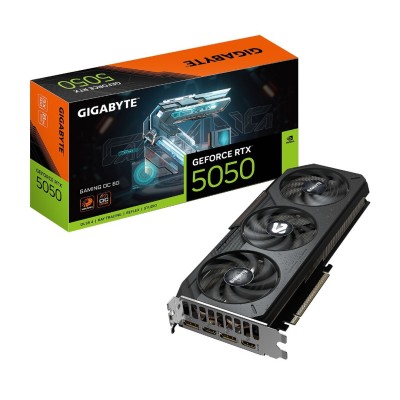 CARTE GRAPHIQUE GIGABYTE GEFORCE RTX5050 GAMING OC 8GD, GDDR6