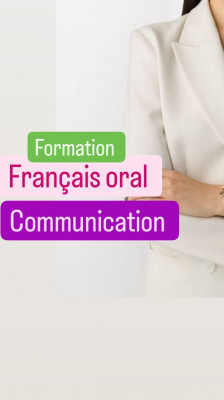 Formation de français oral "en ligne " / Communication / conversation 
