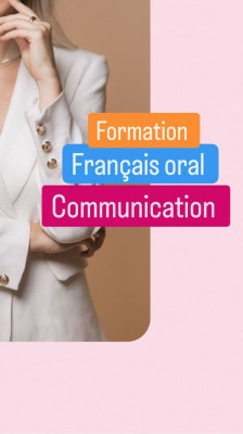 Cours de français oral "en ligne " / communication / Prise de parole en public 