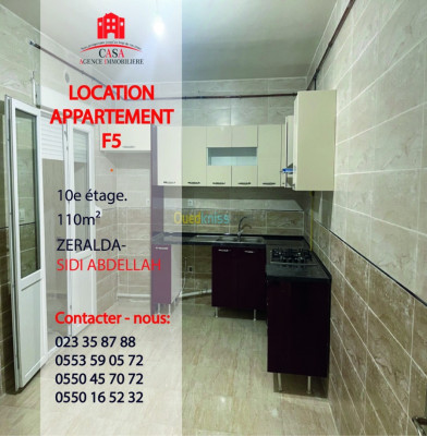 Location Appartement F5 Alger Zeralda