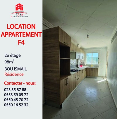 Location Appartement F4 Tipaza Bou ismail