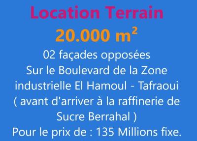 كراء أرض وهران طفراوي