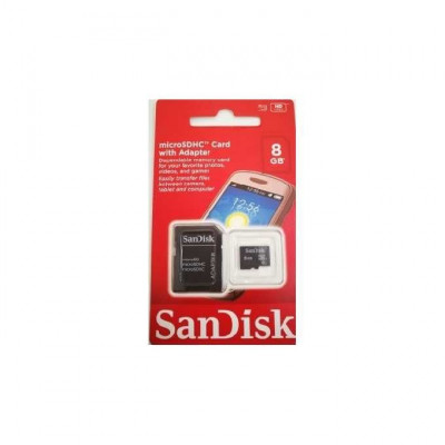Partagez ce produit Sandisk MicroSDHC Card 8GB