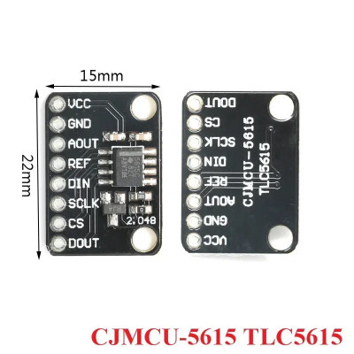 TLC5615-Module de Conversion DAC numérique à analogique, série 10 bits,CJMCU-5615