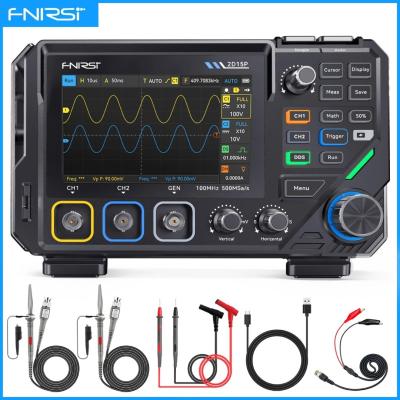 Oscilloscope Numerique FNIRSI 2D15P 3 en 1  2 Canaux 100 MHz Multimetre Tenerateur de Signal
