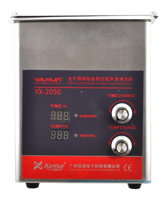 Yaxun YX 2050 nettoyeur à ultrasons en acier inoxydable avec fonction de chauffage (1,3L) ARDUINO