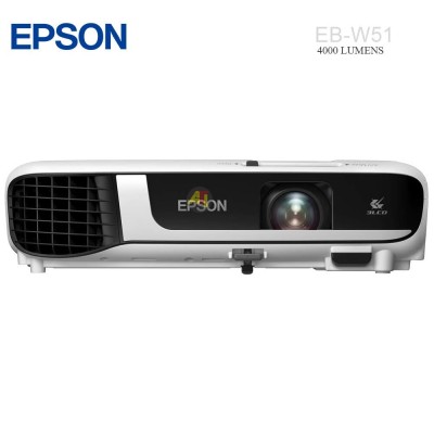 Vidéoprojecteur epson 4000 Lumens EB W51 Projecteur 3LCD, HDMI VGA Wifi - portable WXGA EB-W51