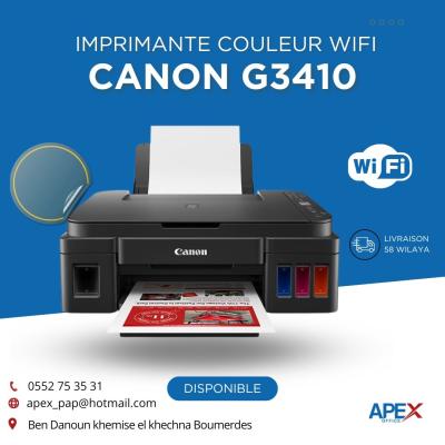 Imprimante Canon g3410 WiFi