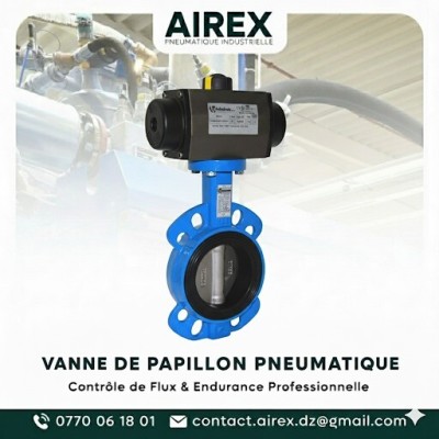 VANNE DE PAPILLON PNEUMATIQUE