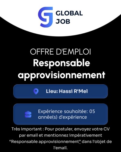 Responsable approvisionnement