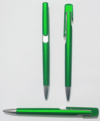 publicite-communication-stylo-vert-chrome-pour-serigraphie-personnalisable-kouba-alger-algerie