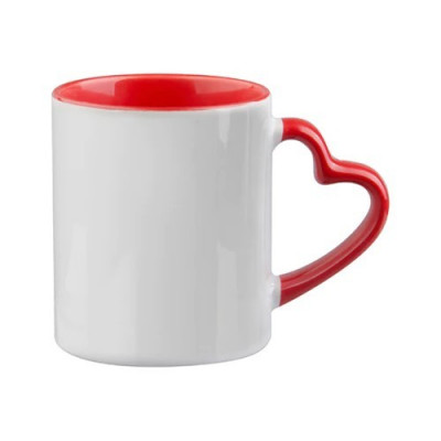 Tasse, Mug, Chope rouge blanc