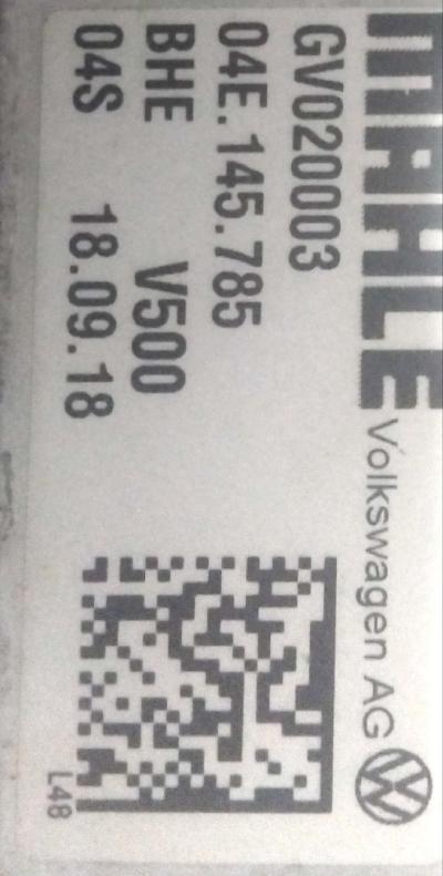 Radiateur turbo vw audi 1.5 tsi  tfsi 