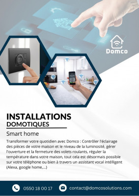 Installation domotique "smart home" 