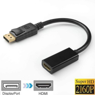 Adaptateur Convertisseur Display Port vers HDMI 2160P