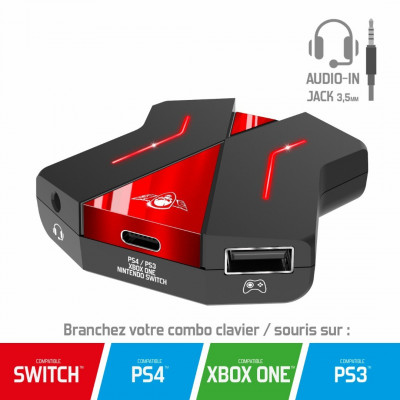 Convertisseur Pour Consoles : Nintendo Switch / Ps4 / Ps3 / Xbox One Sog-Conv2 Spirit Of Gamer