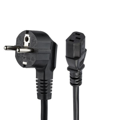 Câble d'alimentation pour PC Ø 3x1mm2 1.2m  (NEMA 5-15P vers IEC320C13) Capsys