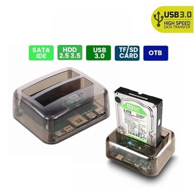 Station d'Accueil Double Disques Durs HDD & SSD SATA & IDE 2,5" et 3,5" sur Port USB 3.0 S8