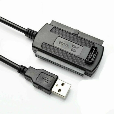 Câble Adaptateur USB 2.0 vers Disque dur SATA/IDE avec Alimentation 