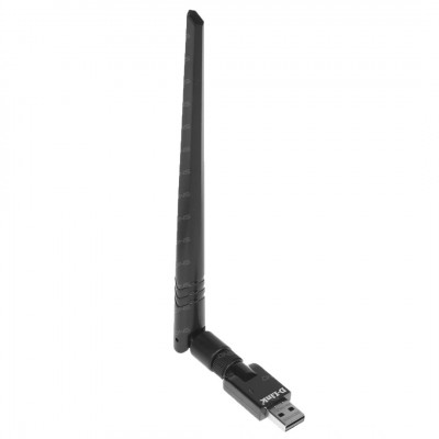 Adaptateur USB 2.0 Wi-Fi AC600 Dual-Band Gain Élevé MU-MIMO DWA-172 D-Link