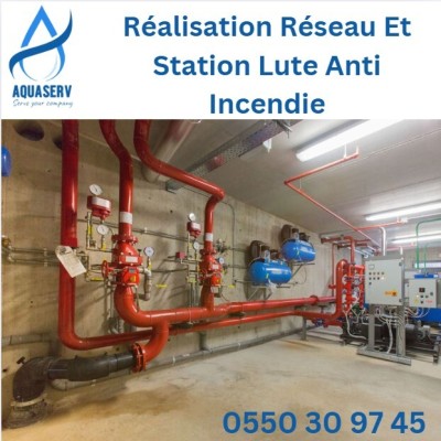 Réalisation Réseau Et Station Lute Anti Incendie