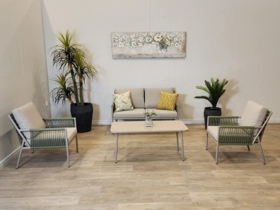 Salons de jardin en plusieurs modèles et motifs (1er choix d'importation)