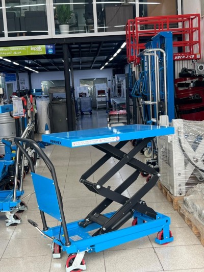 Table élévatrice double ciseaux