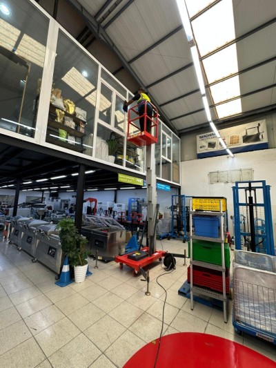 Nacelle élévatrice en aluminium