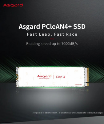 Asgard AN4 new series ssd GEN4X4 M.2 2280 Pcle 4.0 NVMe 1TB 2TB Internal Hard Disk SSD