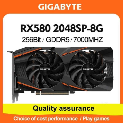 GIGABYTE CARTE GRAPHIQUE  RX580 8G DDR5 