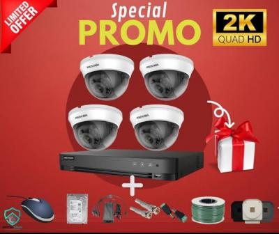Promotion Pack Camera de surveillance 5mp + Installation
