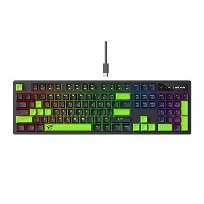 HAVIT GAMING KB893L RGB BLACK/GREEN MECANIQUE BLUE SWITCHES