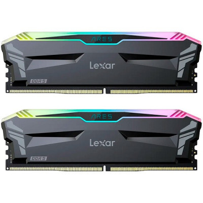 MEMOIRE UDIMM DDR5 16GO 5600MHZ CL32 LEXAR ARES 32GB KIT (2X16) RGB